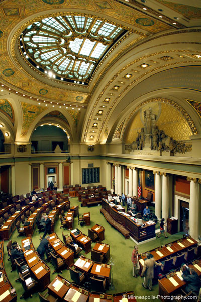 MN State Capital House Chambers