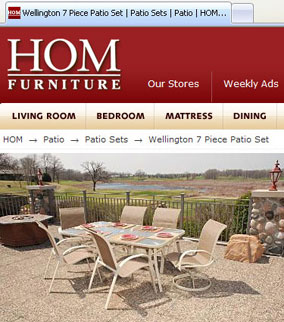 Retail Product Photography - for HOM Furniture - &copy; Minneapolis-Photography.com