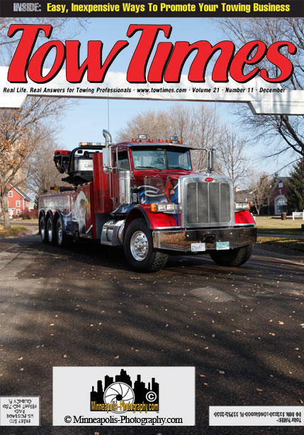 Tow Times Magazine Cover & Center Feature Article Photo Assignment
